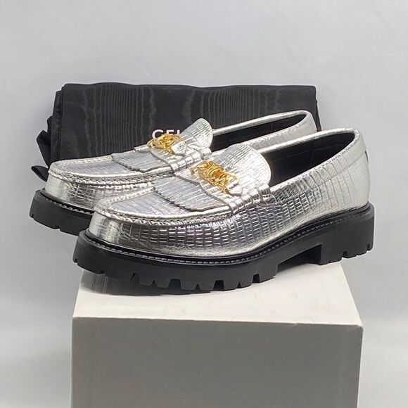 Celine Margaret Loafers With Triomphe Chain size 38 - Picture 10 of 12